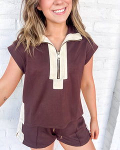 From The Point Brown Shorts