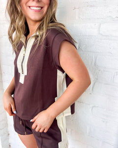 From The Point Brown Shorts