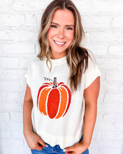 Load image into Gallery viewer, Pumpkin Patch Cream Top