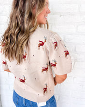 Load image into Gallery viewer, Right Now Taupe Reindeer Top