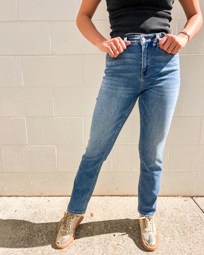 Downtown For The Night High Rise Straight Jean