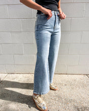 Load image into Gallery viewer, Reach Out Light High Rise Crop Wide Jean