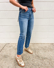 Load image into Gallery viewer, For The Good Medium High Rise Crop Straight Jean