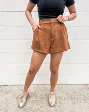 Load image into Gallery viewer, Upcoming Season Camel Suede Shorts