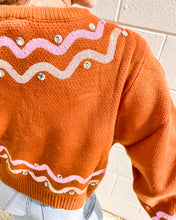 Load image into Gallery viewer, Queen Of Sparkles Brown Gingerbread Man Jewel Sweater