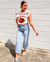 Load image into Gallery viewer, Queen of Sparkles Gobble Gobble sequin turkey sweater top
