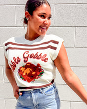 Load image into Gallery viewer, Queen of Sparkles Gobble Gobble sequin turkey sweater top