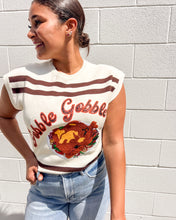 Load image into Gallery viewer, Queen of Sparkles Gobble Gobble sequin turkey sweater top