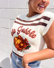 Load image into Gallery viewer, Queen of Sparkles Gobble Gobble sequin turkey sweater top