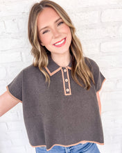 Load image into Gallery viewer, THML Say No More Collared Top