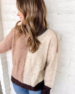 Destination For Fall Khaki Multi Top