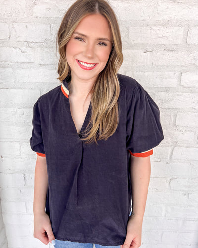 THML Hear The News Corduroy Top