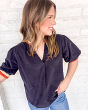 Load image into Gallery viewer, THML Hear The News Corduroy Top