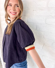 Load image into Gallery viewer, THML Hear The News Corduroy Top