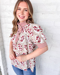 Inspiring Beauty Rust Top