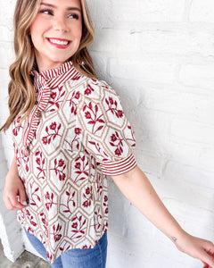 Inspiring Beauty Rust Top