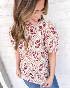 Inspiring Beauty Rust Top