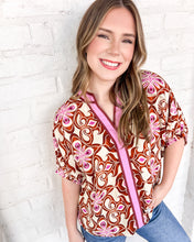 Load image into Gallery viewer, Autumn Breeze Brown Top