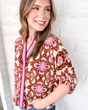 Load image into Gallery viewer, Autumn Breeze Brown Top