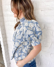 Load image into Gallery viewer, Dusk To Dawn Chambray Top