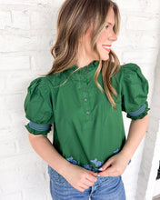 Load image into Gallery viewer, Walk Right To Me Green Top