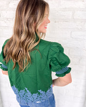 Load image into Gallery viewer, Walk Right To Me Green Top