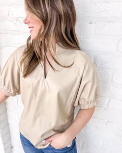 Follow My Lead Ecru Top