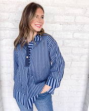 Load image into Gallery viewer, Stroll On Navy Top