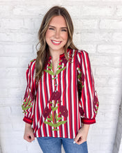 Load image into Gallery viewer, On The Edge Burgundy Top