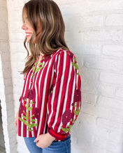 Load image into Gallery viewer, On The Edge Burgundy Top