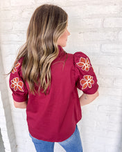 Load image into Gallery viewer, Zone In Burgundy Top