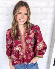 Load image into Gallery viewer, Gaining On You Burgundy Top