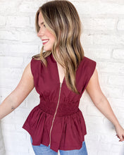 Load image into Gallery viewer, Dreamt Of You Burgundy Top
