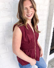 Load image into Gallery viewer, Dreamt Of You Burgundy Top