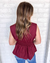 Load image into Gallery viewer, Dreamt Of You Burgundy Top