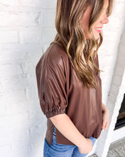 Load image into Gallery viewer, Follow My Lead Brown Top