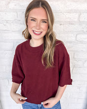 Load image into Gallery viewer, Fix Your Ways Burgundy Top