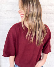 Load image into Gallery viewer, Fix Your Ways Burgundy Top