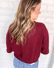 Load image into Gallery viewer, Fix Your Ways Burgundy Top