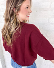 Load image into Gallery viewer, Fix Your Ways Burgundy Top