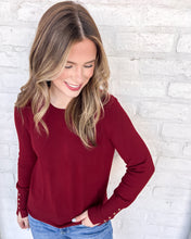 Load image into Gallery viewer, A Day Of Care Burgundy Top