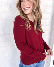 Load image into Gallery viewer, A Day Of Care Burgundy Top