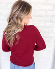 Load image into Gallery viewer, A Day Of Care Burgundy Top