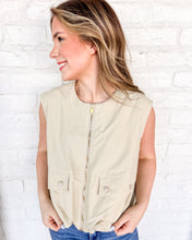 Load image into Gallery viewer, Going Places Beige Vest