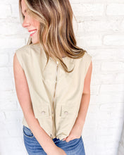 Load image into Gallery viewer, Going Places Beige Vest