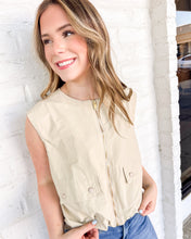 Load image into Gallery viewer, Going Places Beige Vest
