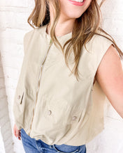 Load image into Gallery viewer, Going Places Beige Vest