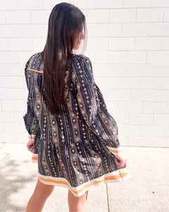 Rock Your Way Navy Dress