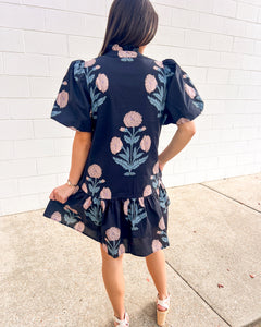 Left Behind Dark Navy Dress