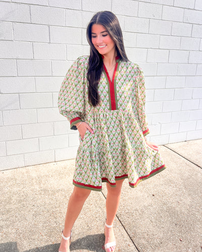 On The Move Ecru Dress